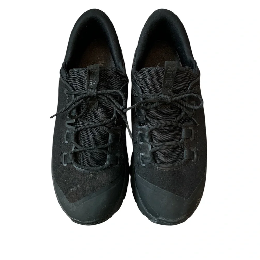 Kizik black knit walking shoes Mens size 10 women’s size 11.5 slip on comfort‎